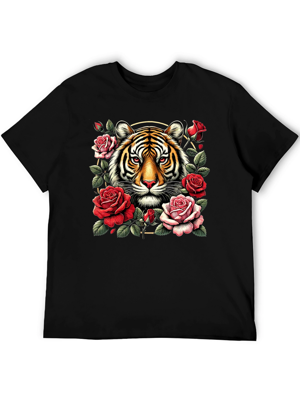 Tiger & Roses Graphic Tee