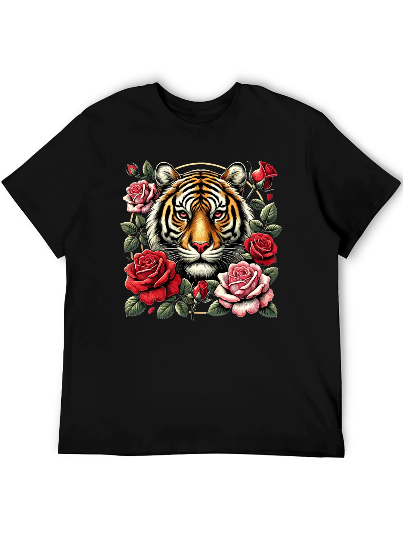 Tiger & Roses Graphic Tee