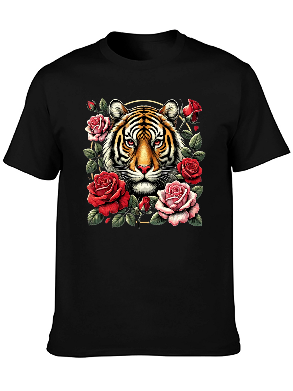 Tiger & Roses Graphic Tee