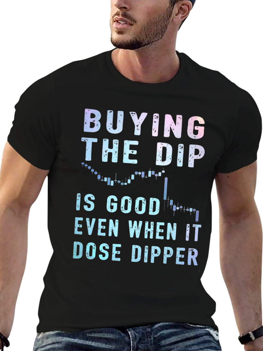 Buying the Dip T-Shirt - Crypto Investor Tee