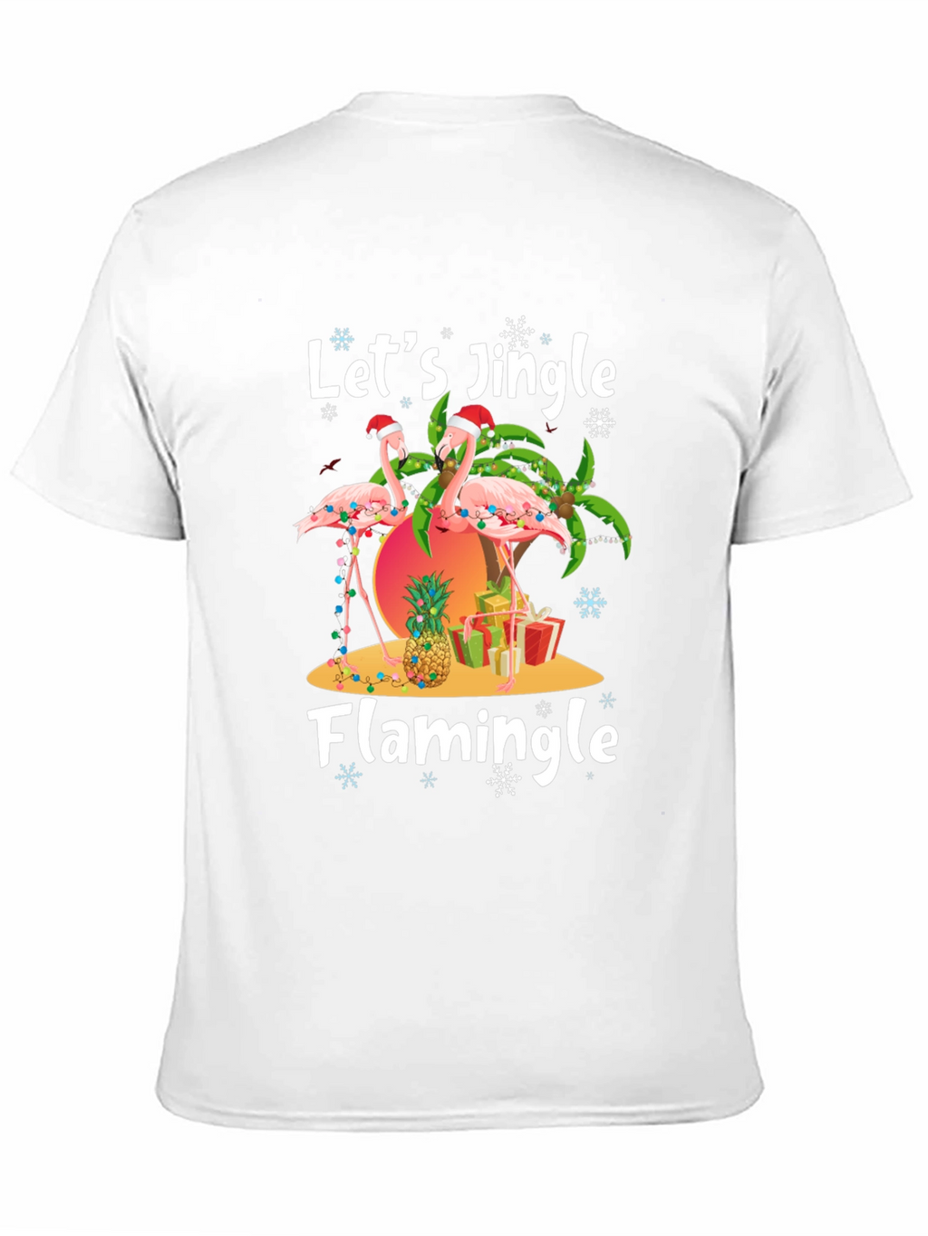 Christmas Flamingo T-Shirt - Jingle & Flamingle!