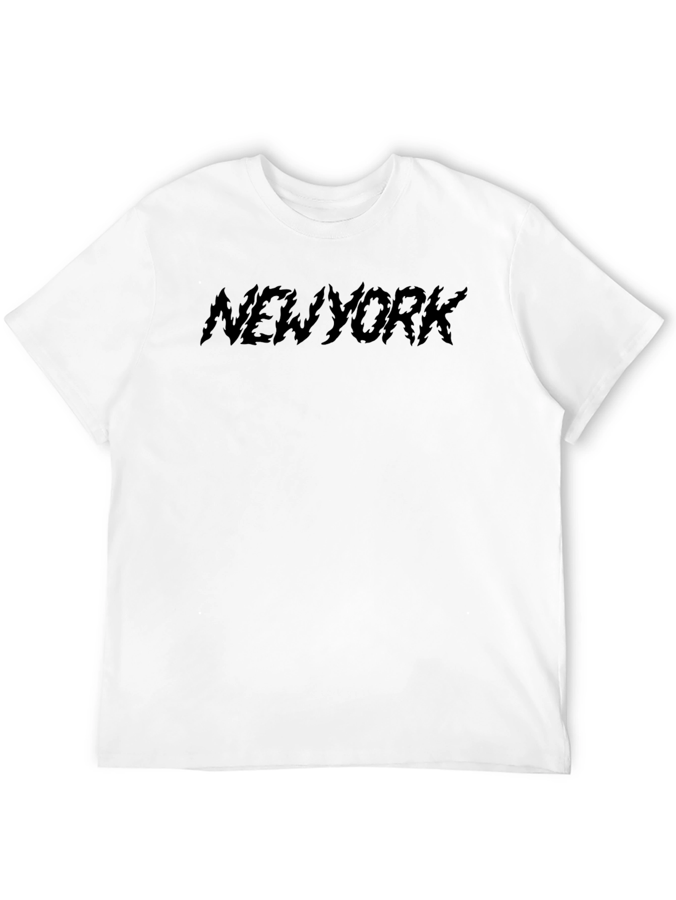 Mens Black New York Graphic Tee