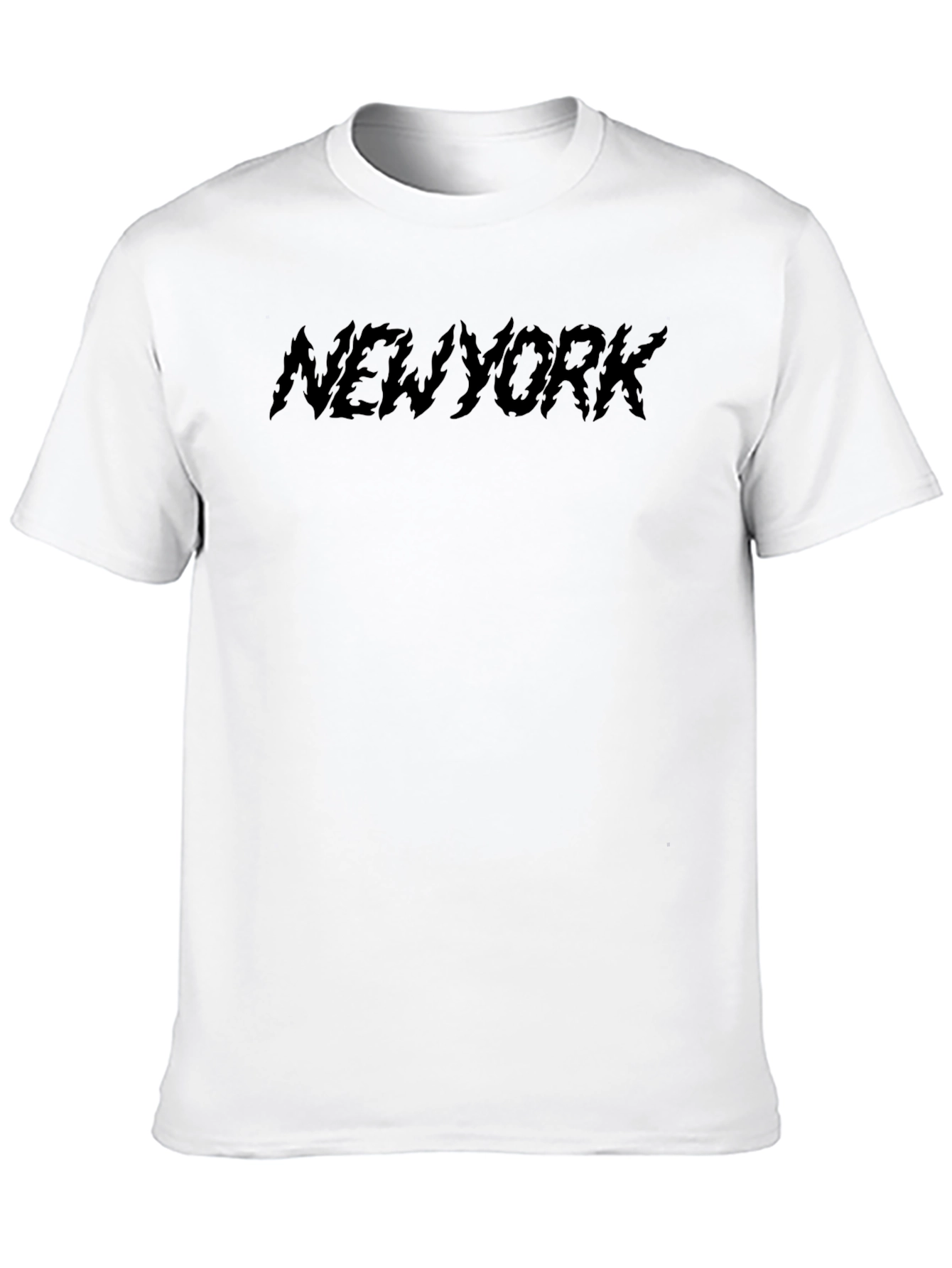 Mens Black New York Graphic Tee