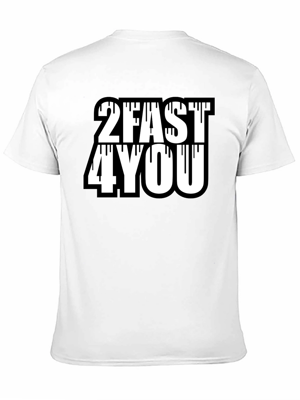 2Fast4You Graphic Tee - Mens Black T-Shirt