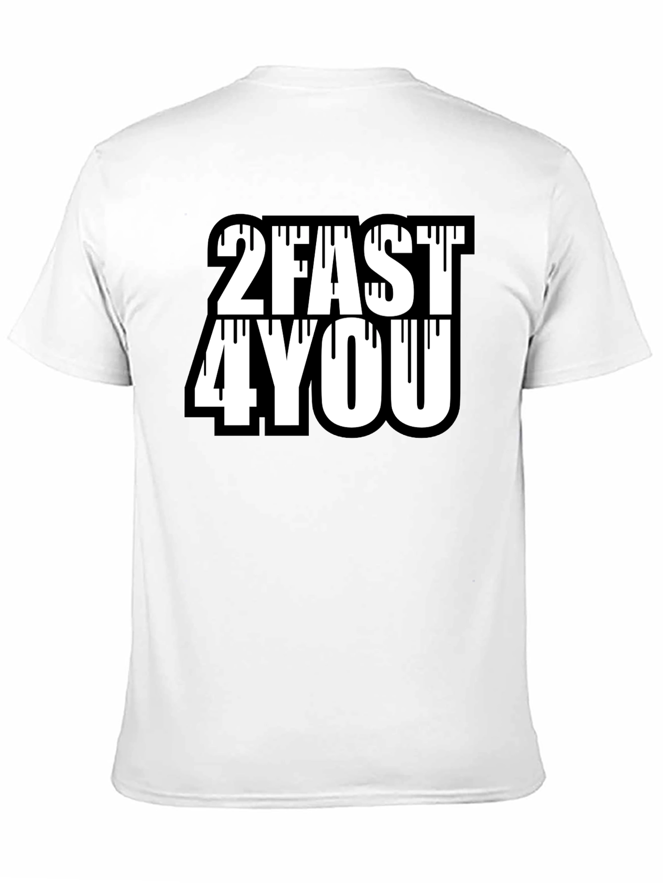 2Fast4You Graphic Tee - Mens Black T-Shirt
