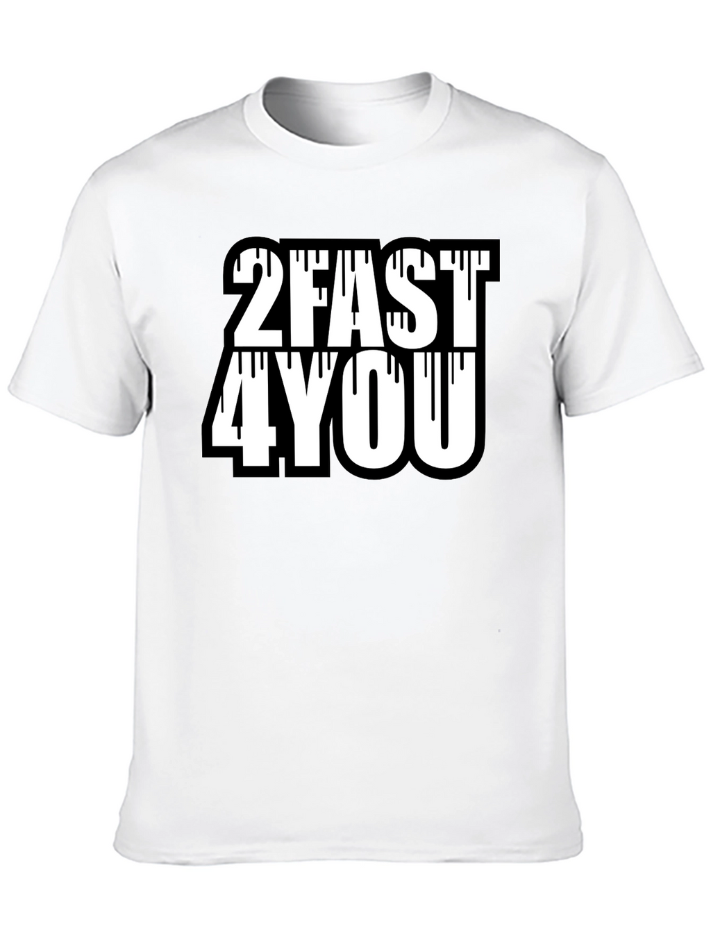 2Fast4You Graphic Tee - Mens Black T-Shirt