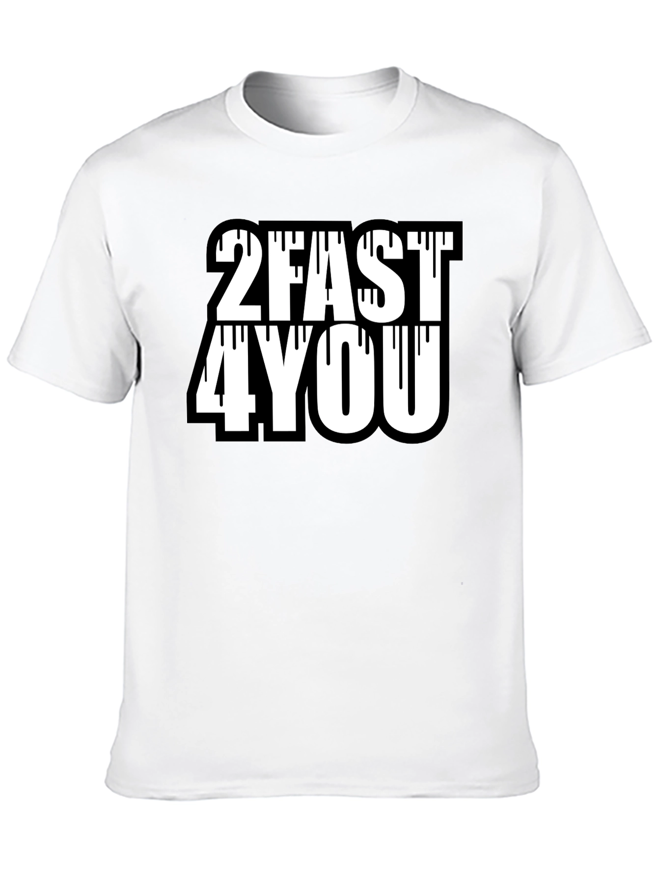 2Fast4You Graphic Tee - Mens Black T-Shirt