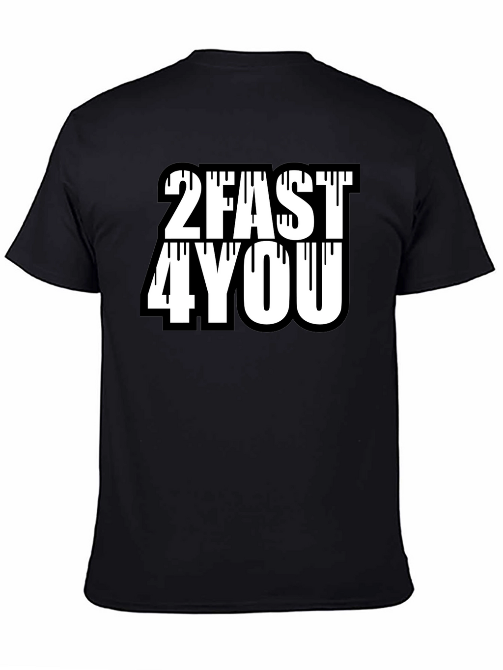 2Fast4You Graphic Tee - Mens Black T-Shirt