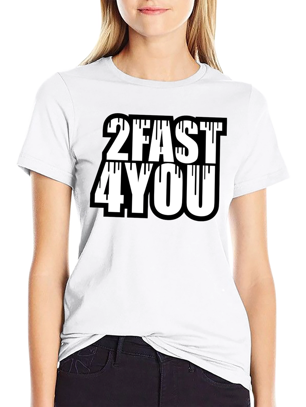 2Fast4You Graphic Tee - Mens Black T-Shirt