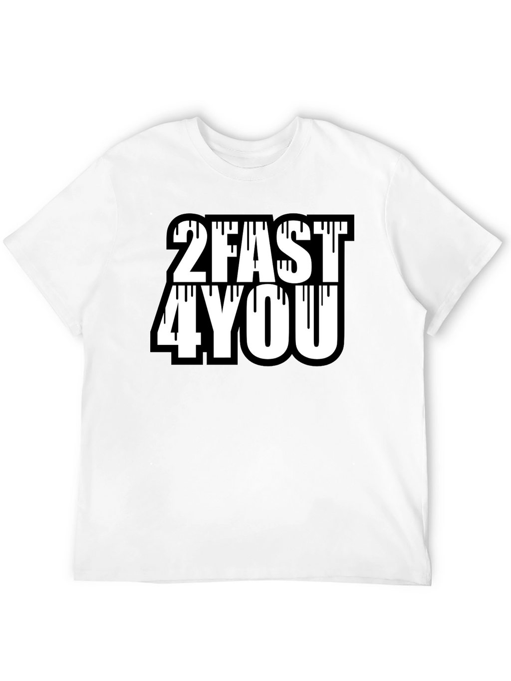 2Fast4You Graphic Tee - Mens Black T-Shirt
