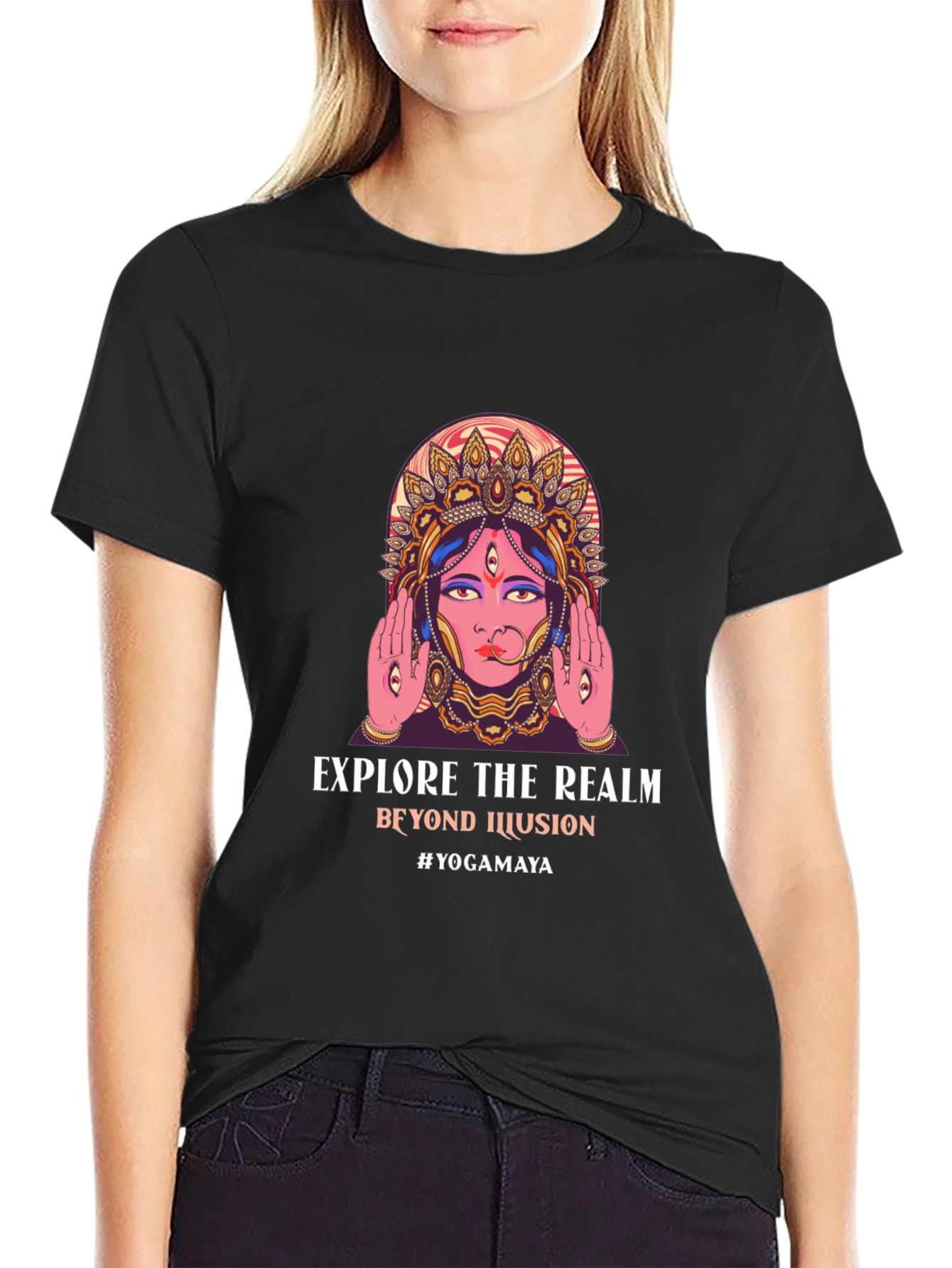 Explore the Realm Tee - Yoga Inspired Graphic T-Shirt