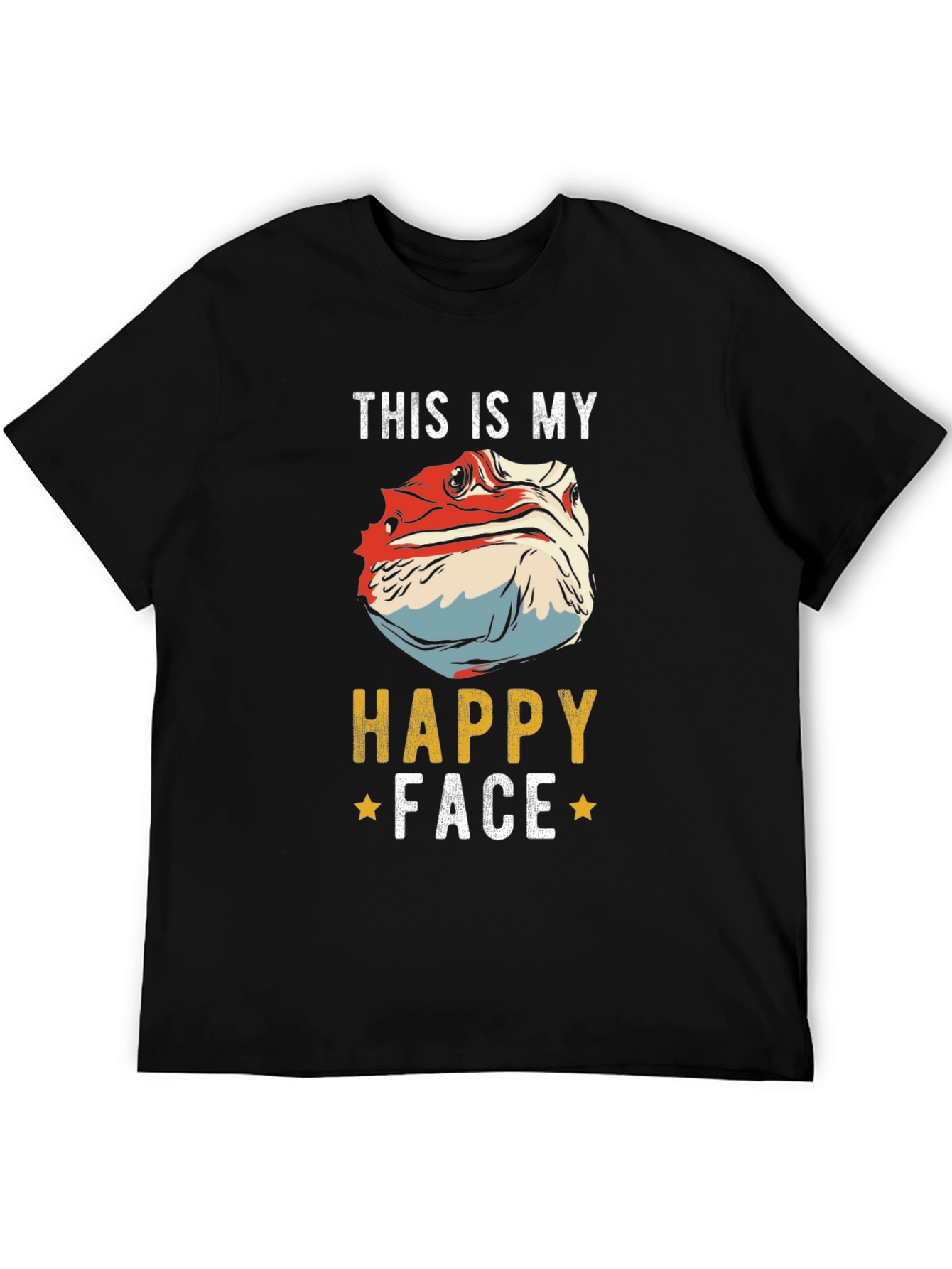 Bearded Dragon Happy Face T-Shirt