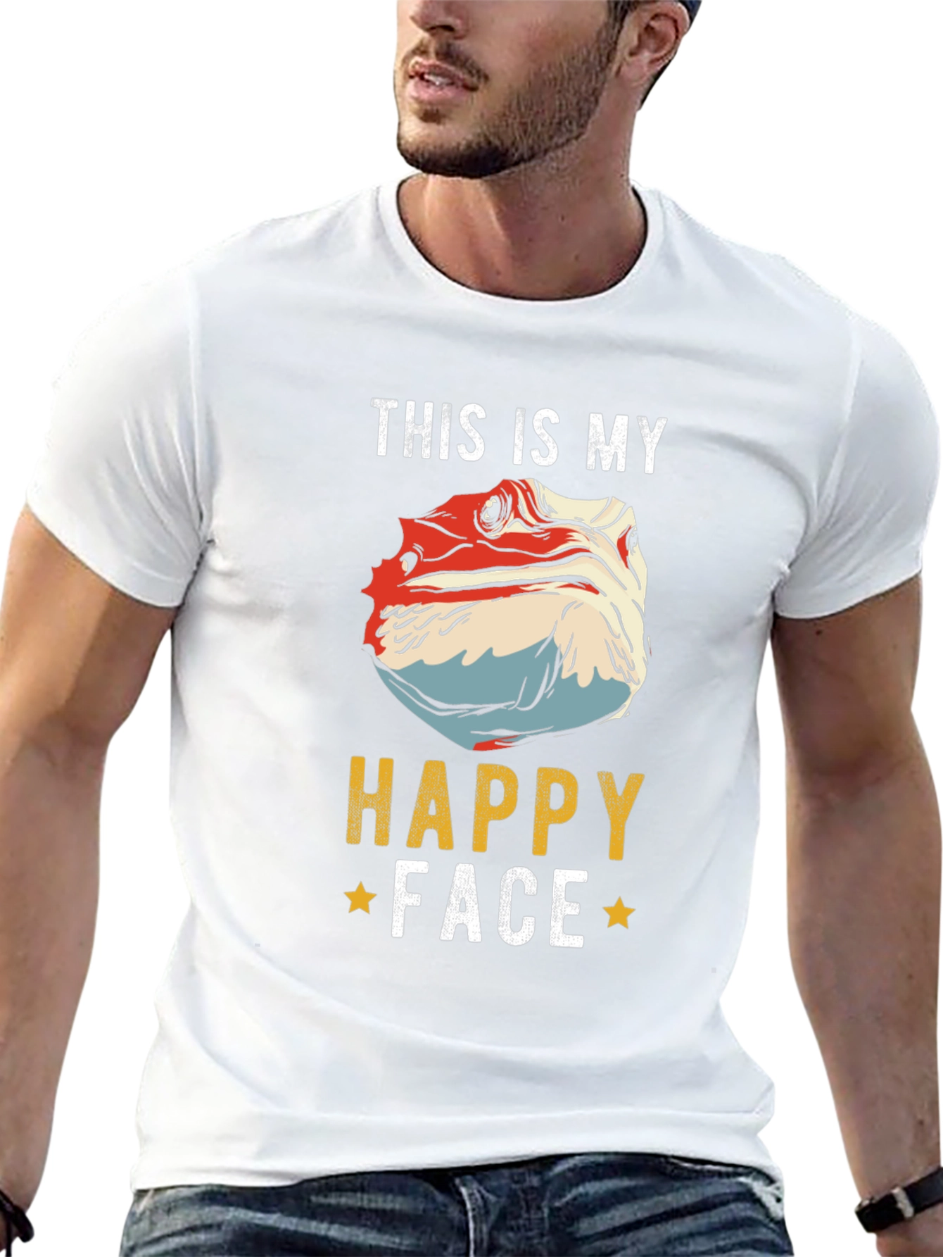 Bearded Dragon Happy Face T-Shirt
