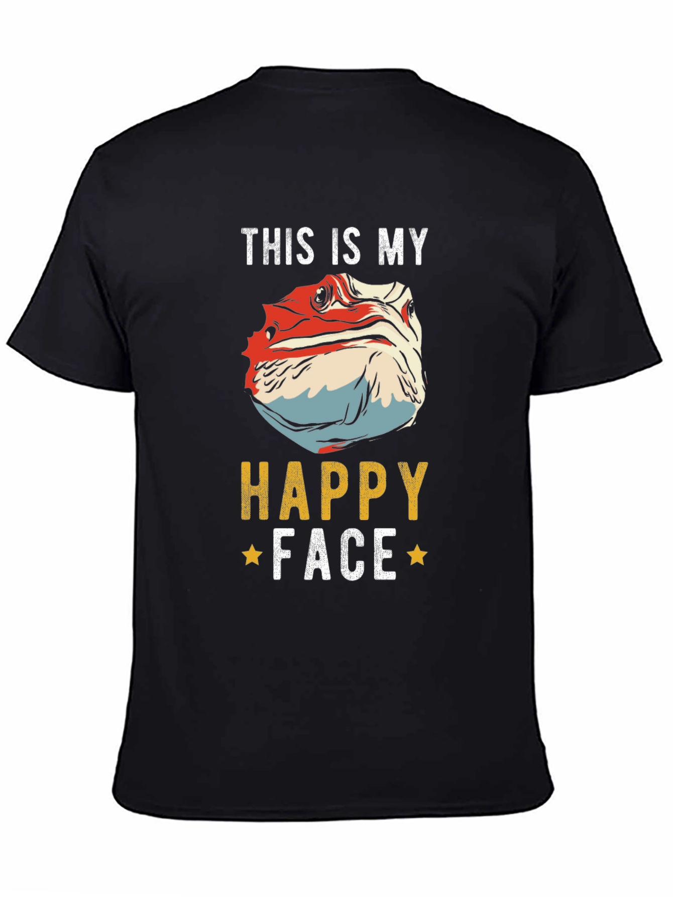 Bearded Dragon Happy Face T-Shirt