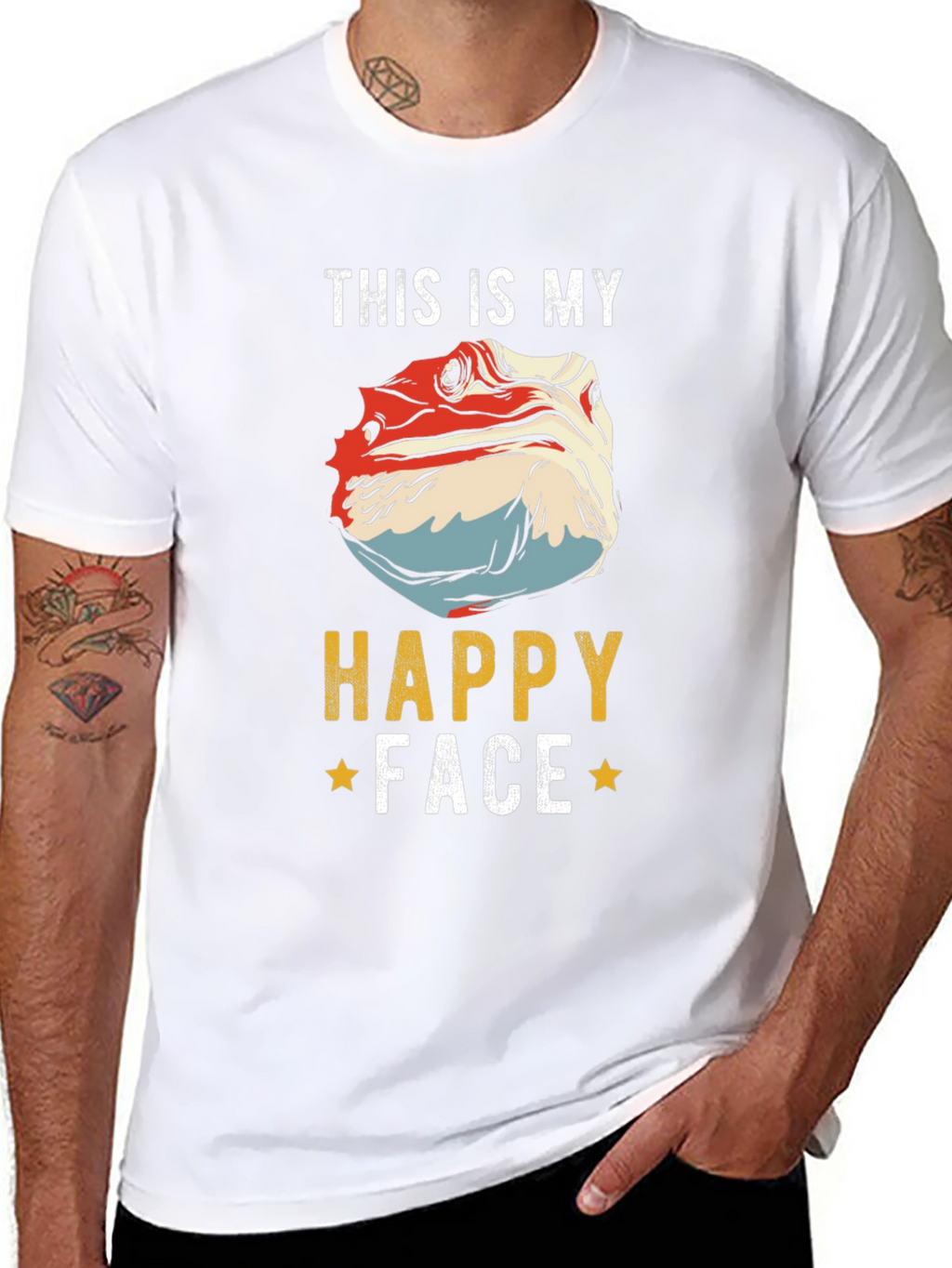 Bearded Dragon Happy Face T-Shirt
