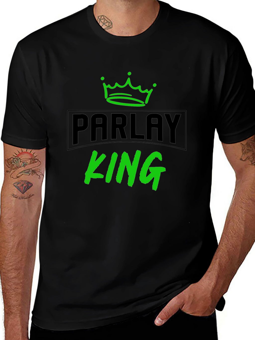 Parlay King Black Graphic Tee