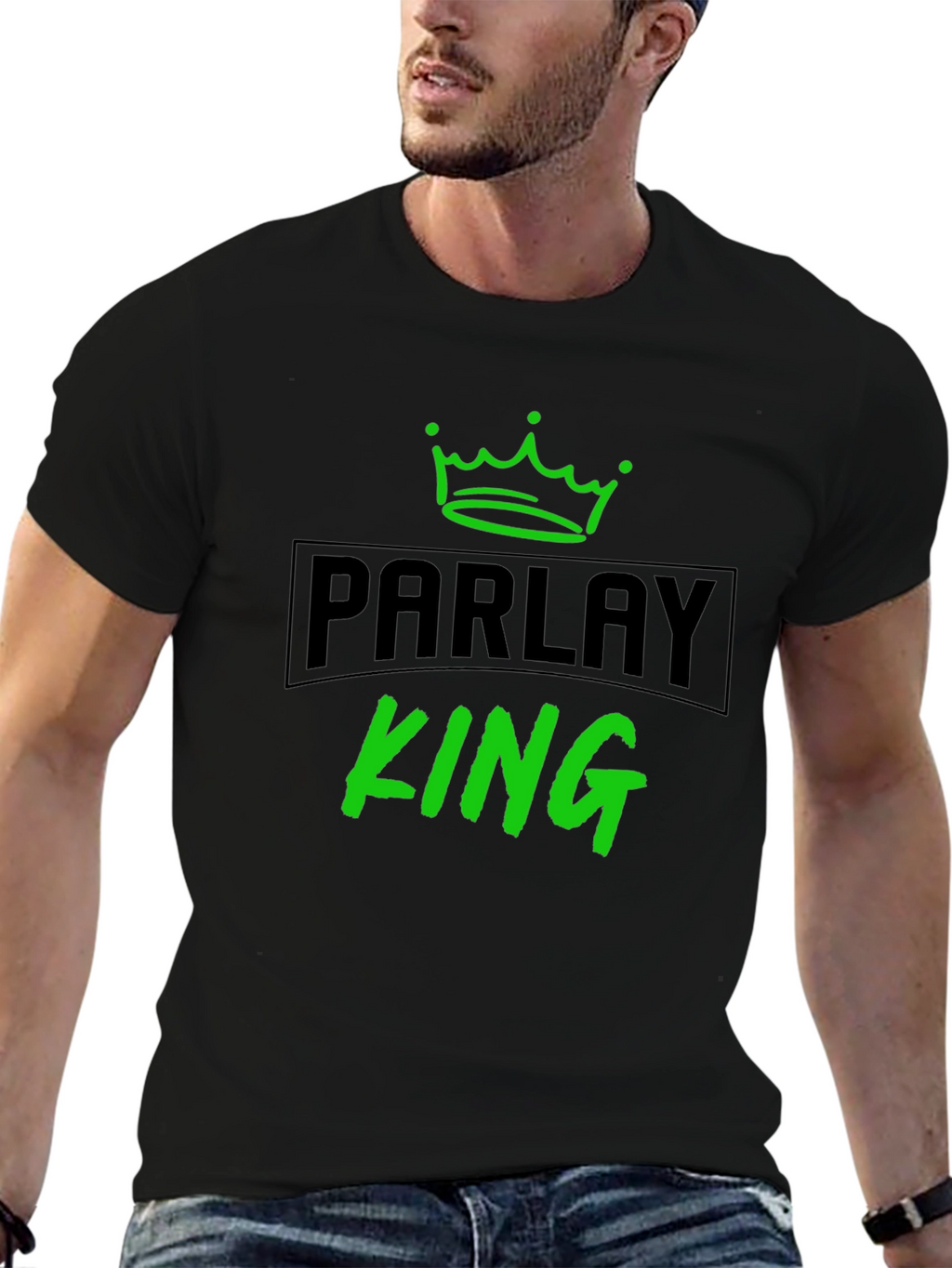 Parlay King Black Graphic Tee