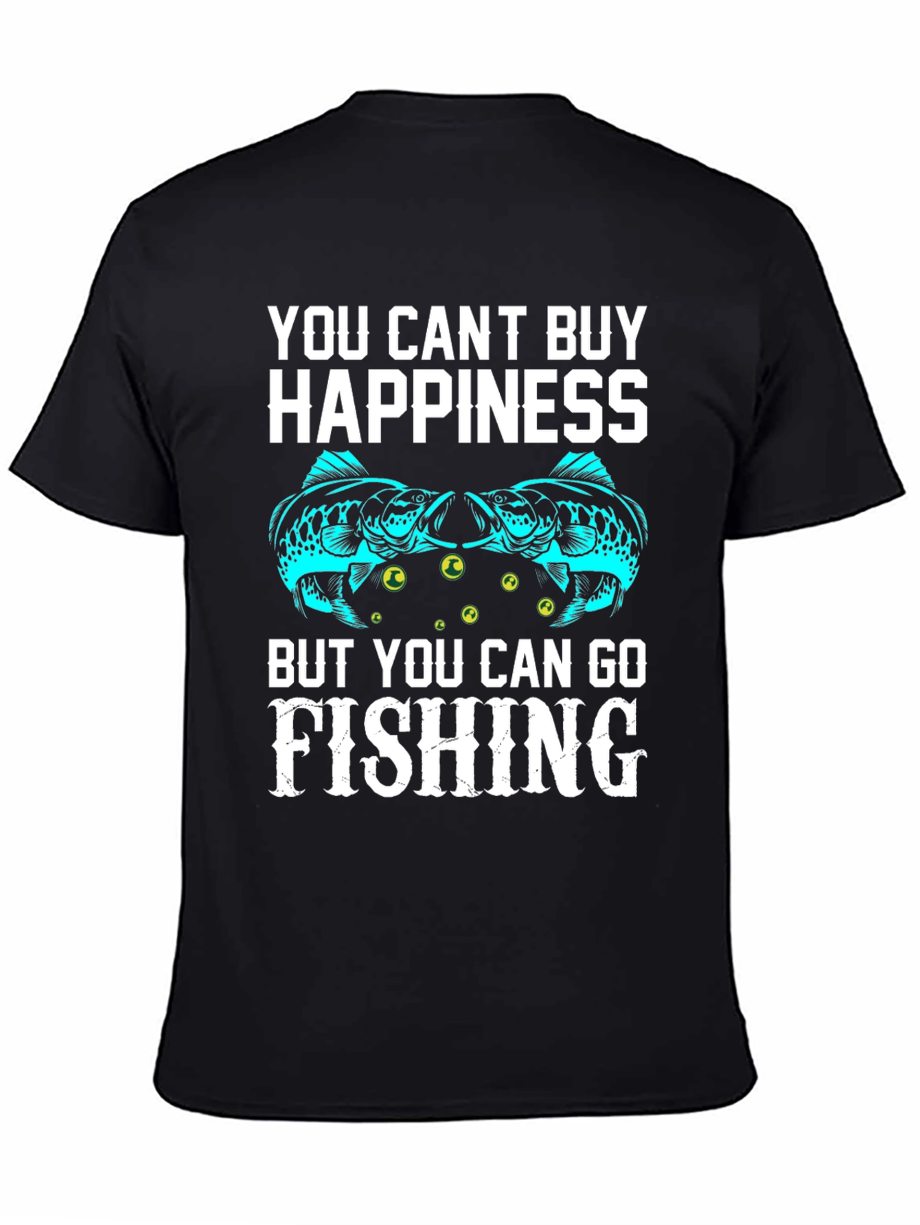 Fishing Happiness Graphic T-Shirt