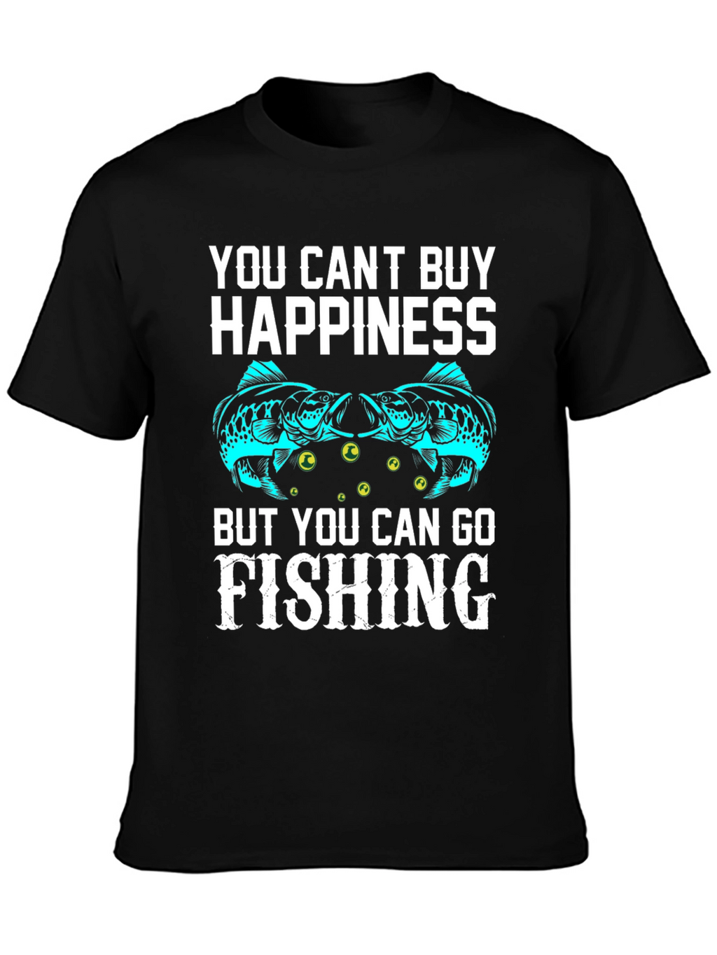 Fishing Happiness Graphic T-Shirt