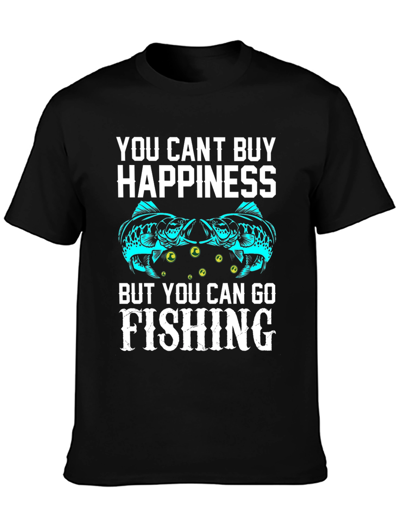 Fishing Happiness Graphic T-Shirt