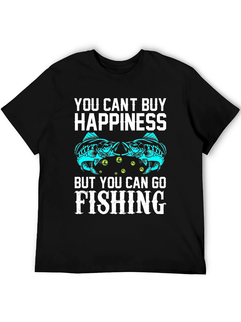 Fishing Happiness Graphic T-Shirt