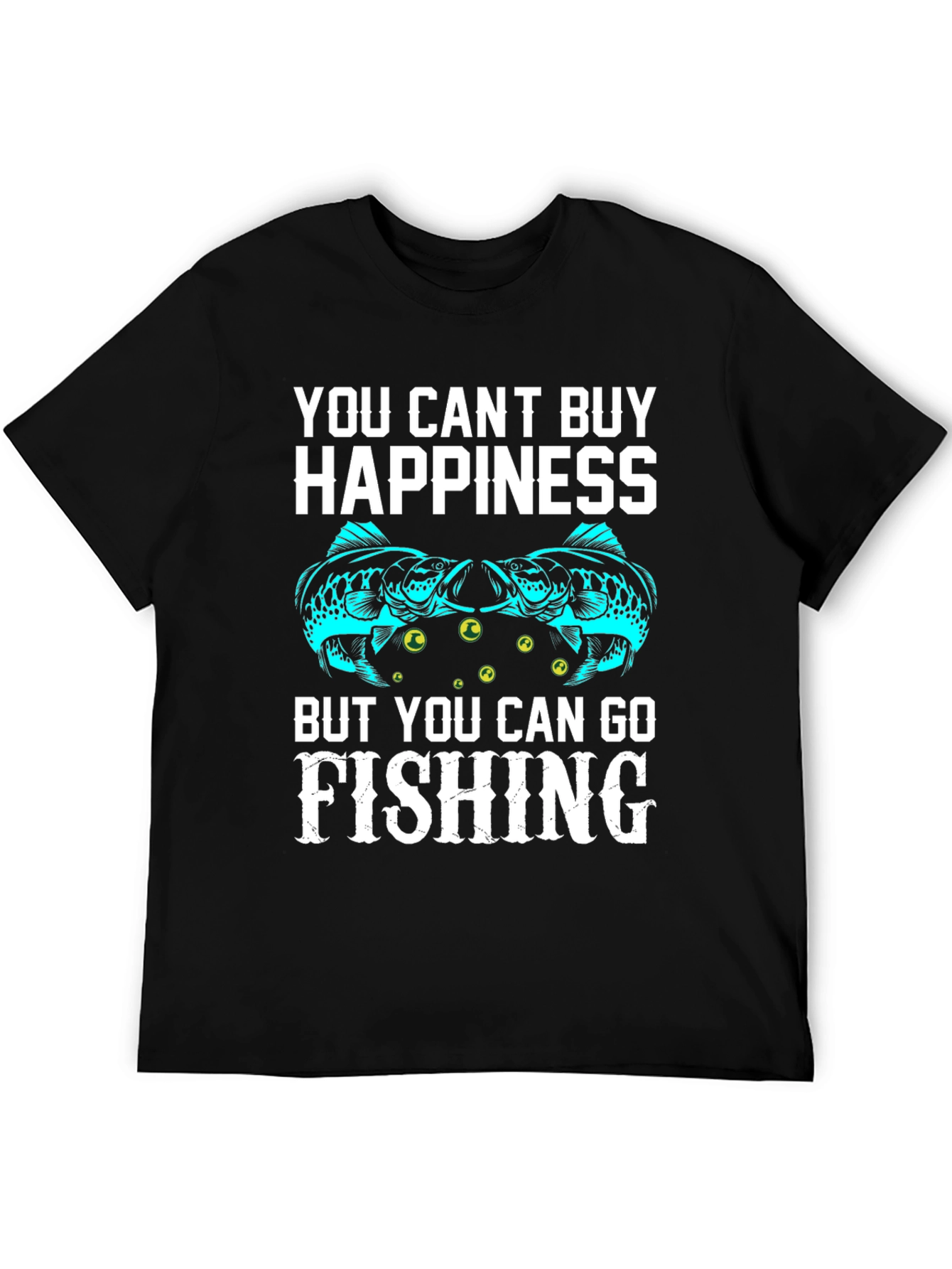 Fishing Happiness Graphic T-Shirt