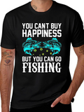 Fishing Happiness Graphic T-Shirt