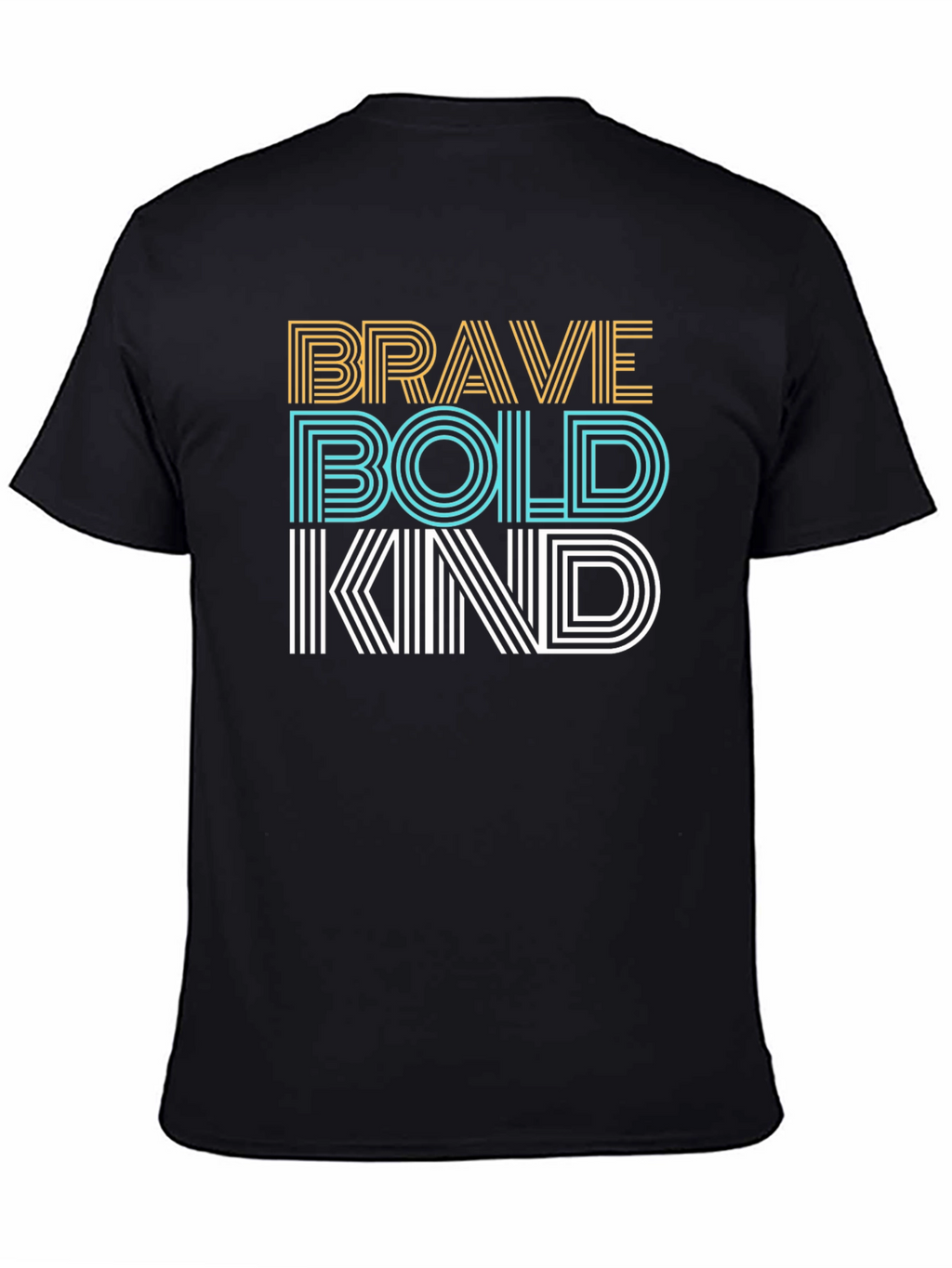 Brave Bold Kind Graphic Tee - Soft Cotton T-Shirt