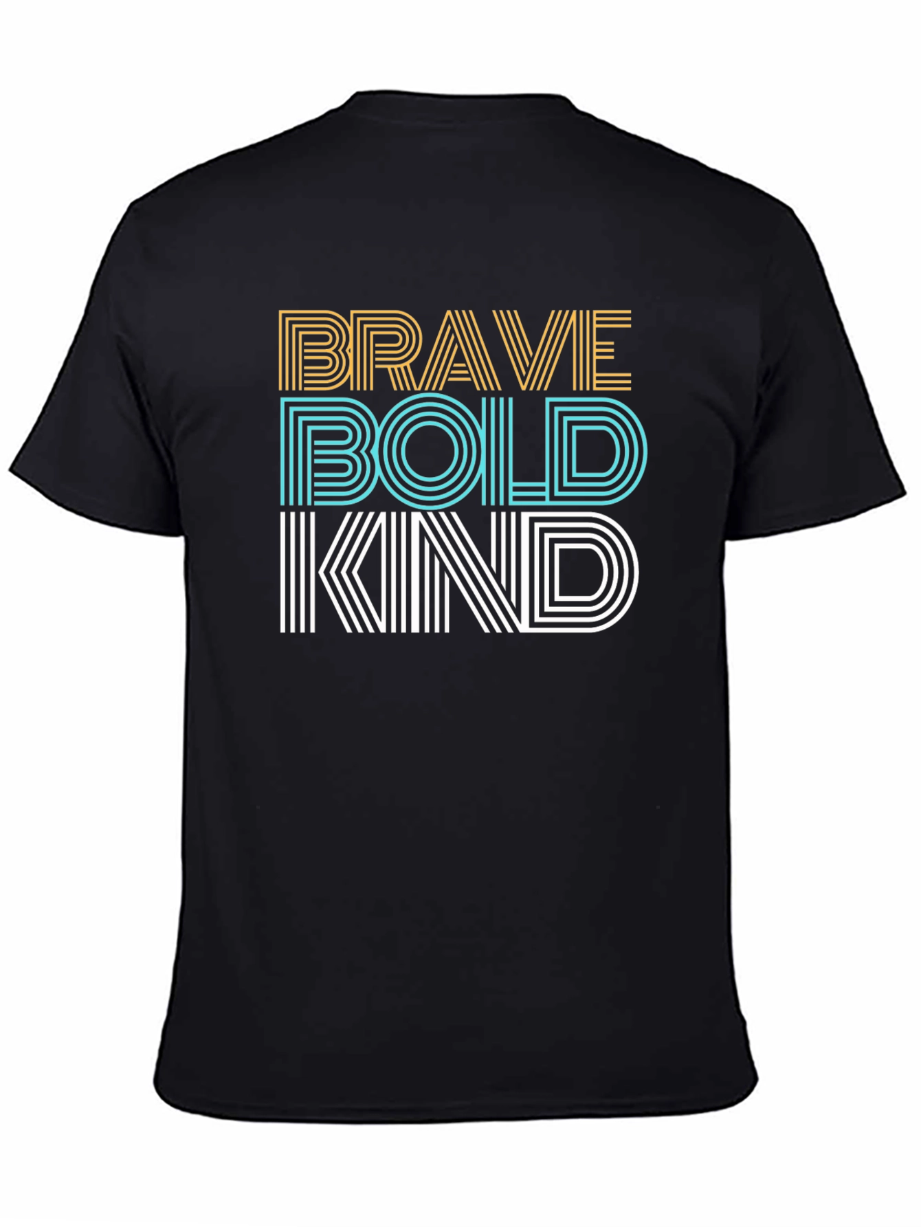 Brave Bold Kind Graphic Tee - Soft Cotton T-Shirt