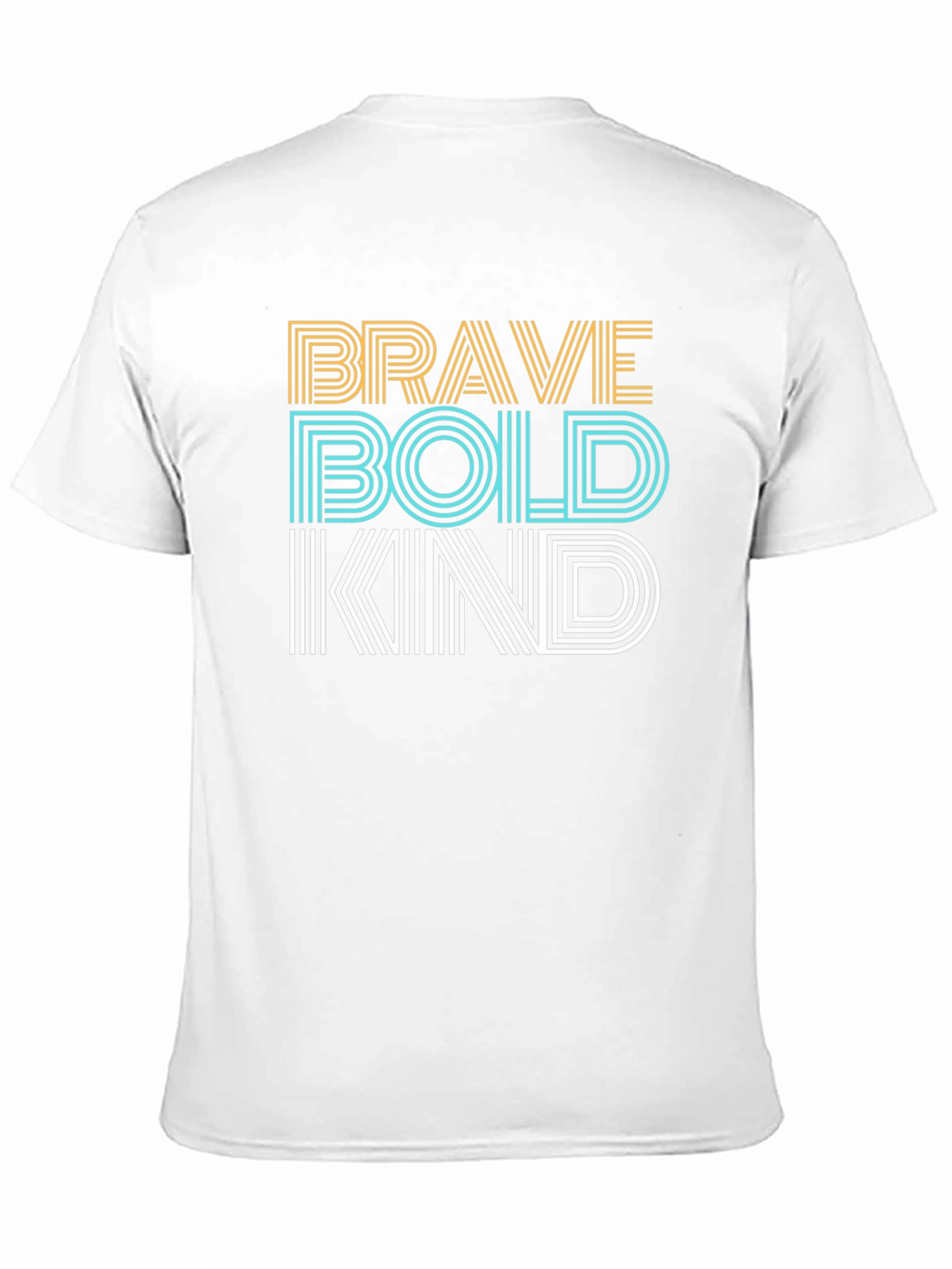Brave Bold Kind Graphic Tee - Soft Cotton T-Shirt