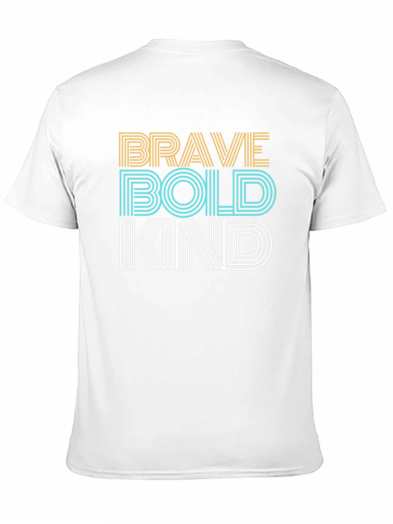 Brave Bold Kind Graphic Tee - Soft Cotton T-Shirt