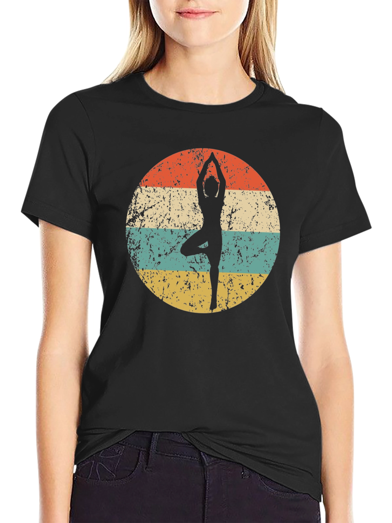 Vintage Yoga Pose T-Shirt