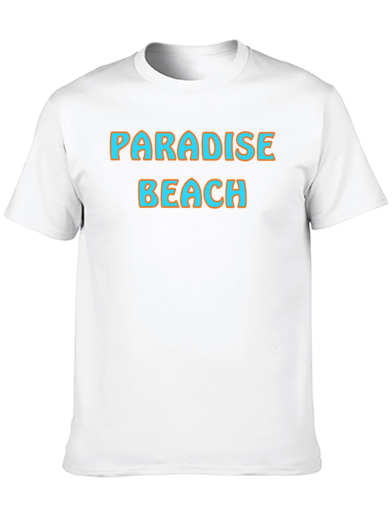 Paradise Beach Graphic Tee - Soft Cotton Blend