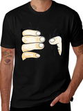 Funny Hand Grabbing T-Shirt - Unique Graphic Tee