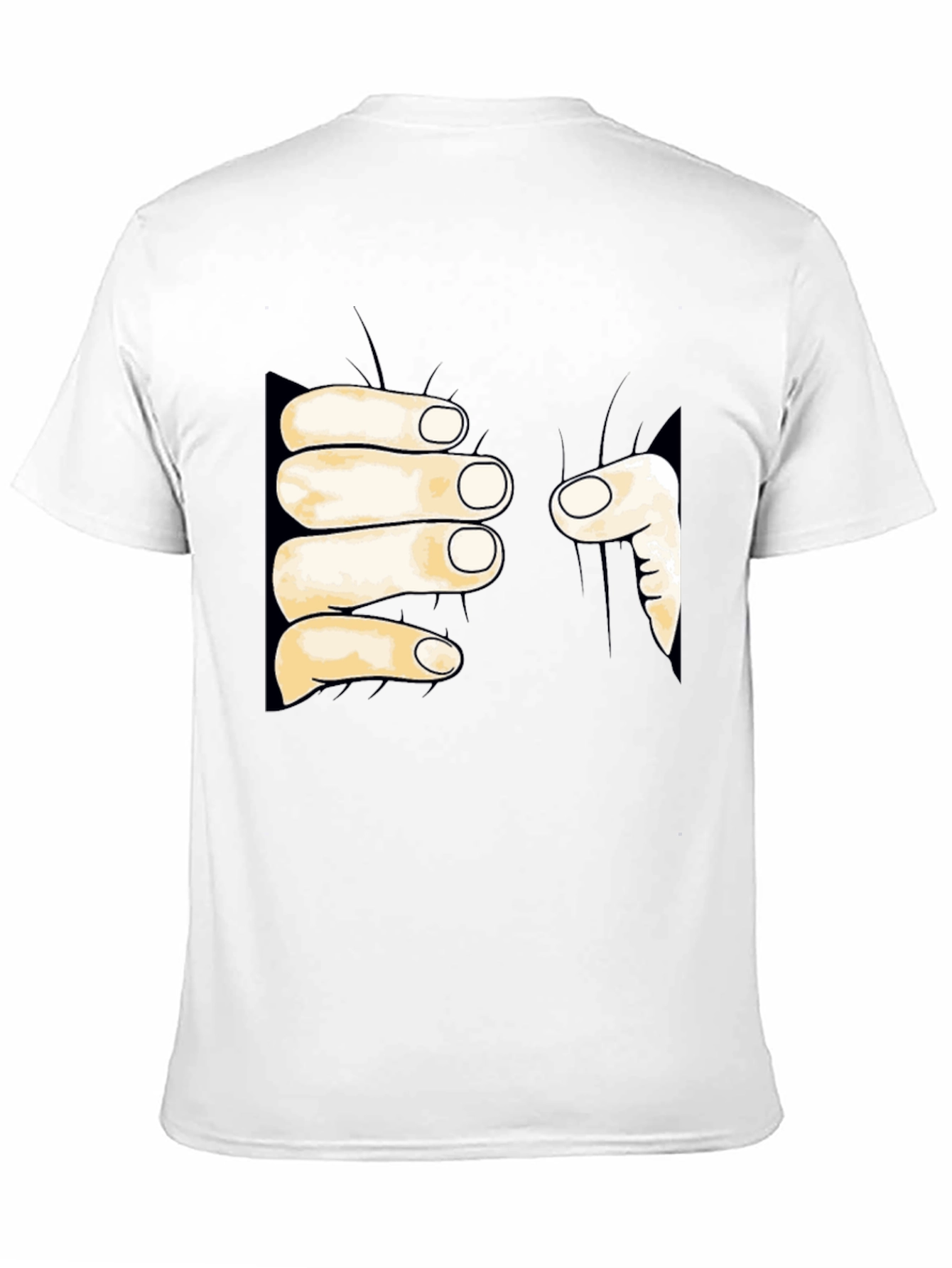 Funny Hand Grabbing T-Shirt - Unique Graphic Tee