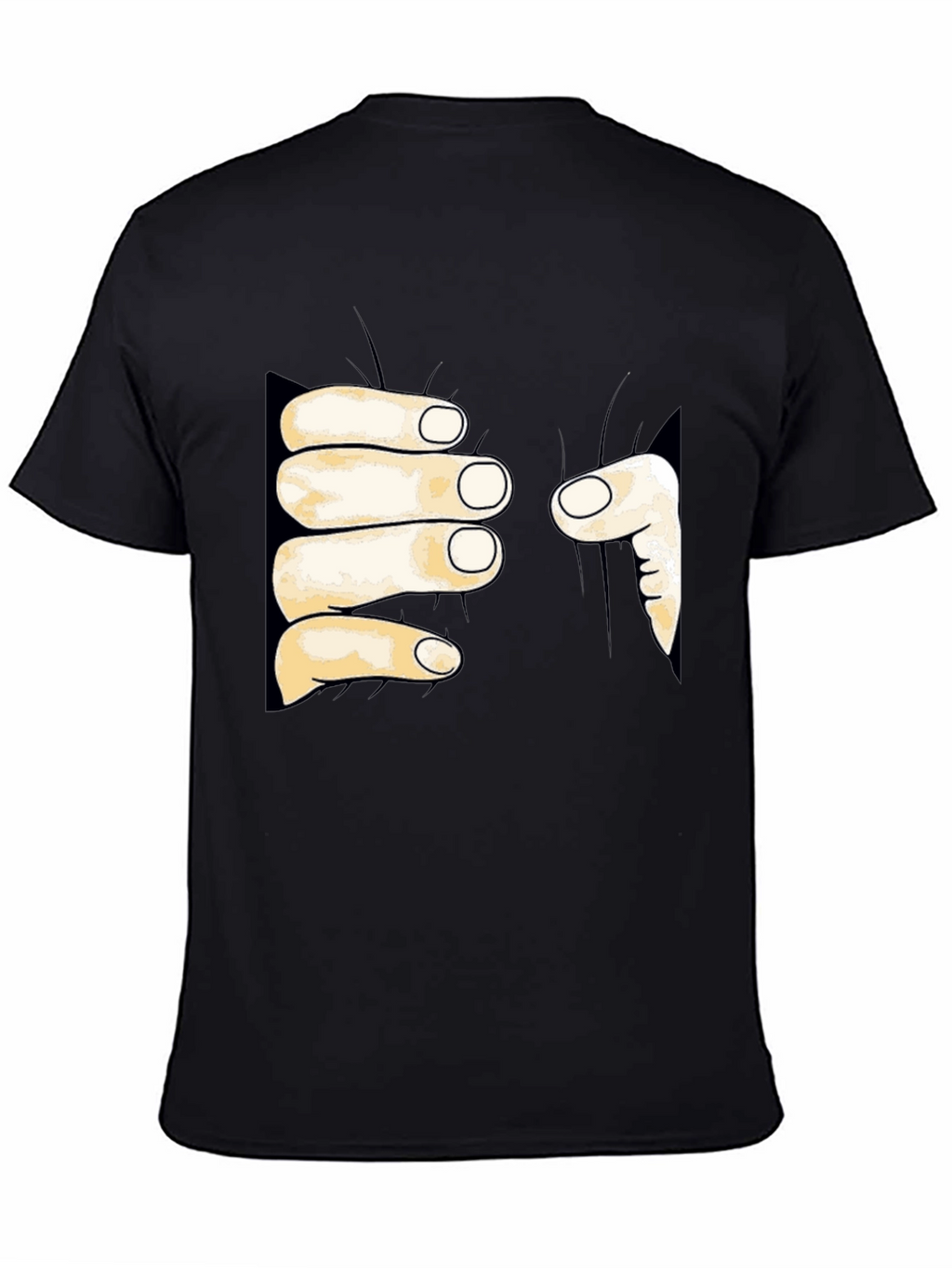 Funny Hand Grabbing T-Shirt - Unique Graphic Tee