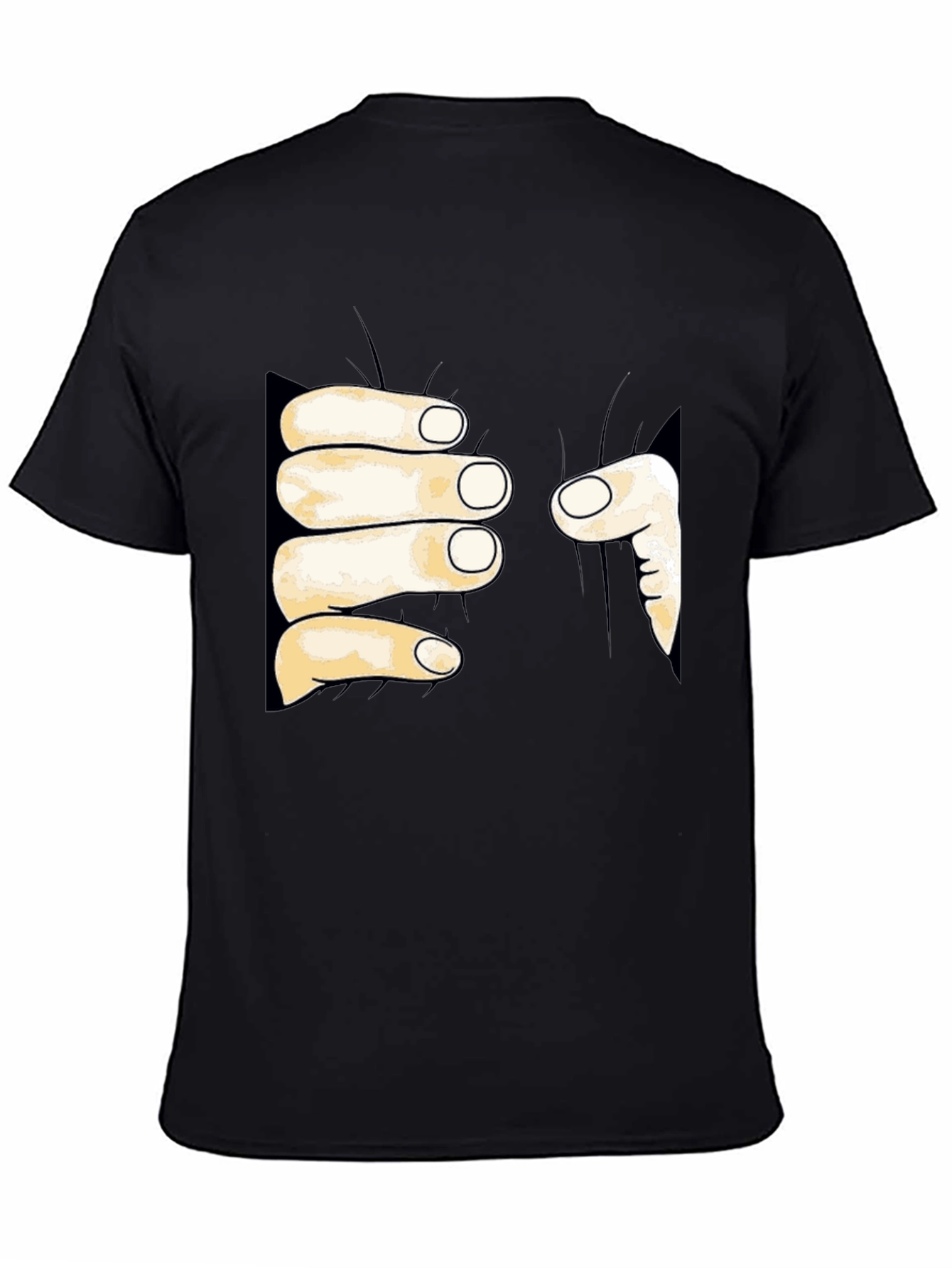 Funny Hand Grabbing T-Shirt - Unique Graphic Tee
