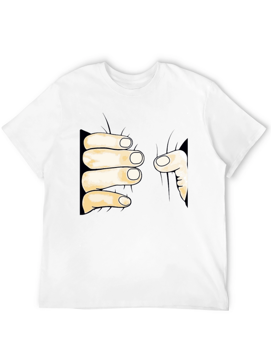 Funny Hand Grabbing T-Shirt - Unique Graphic Tee