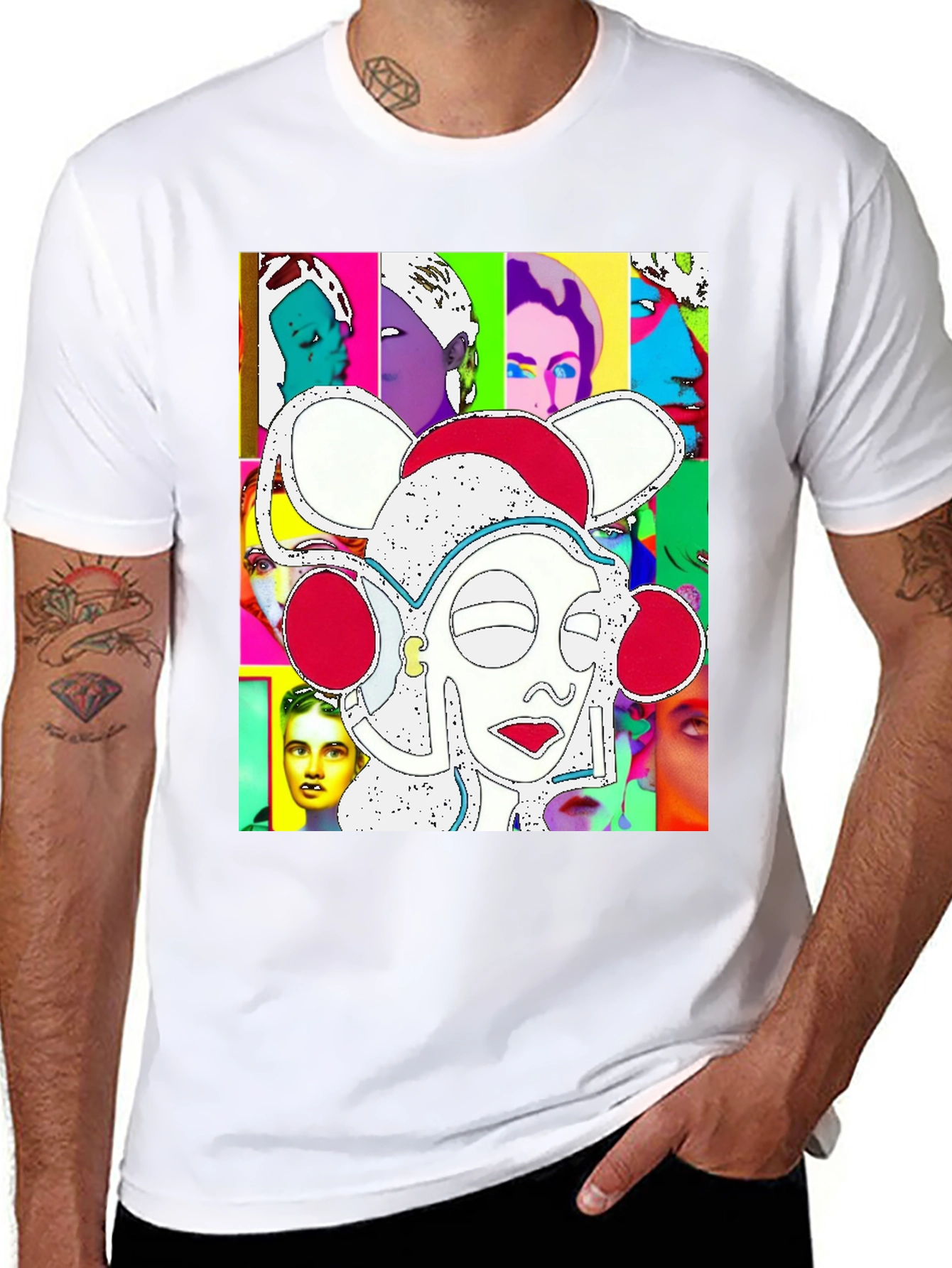 Pop Art Inspired Graphic Tee