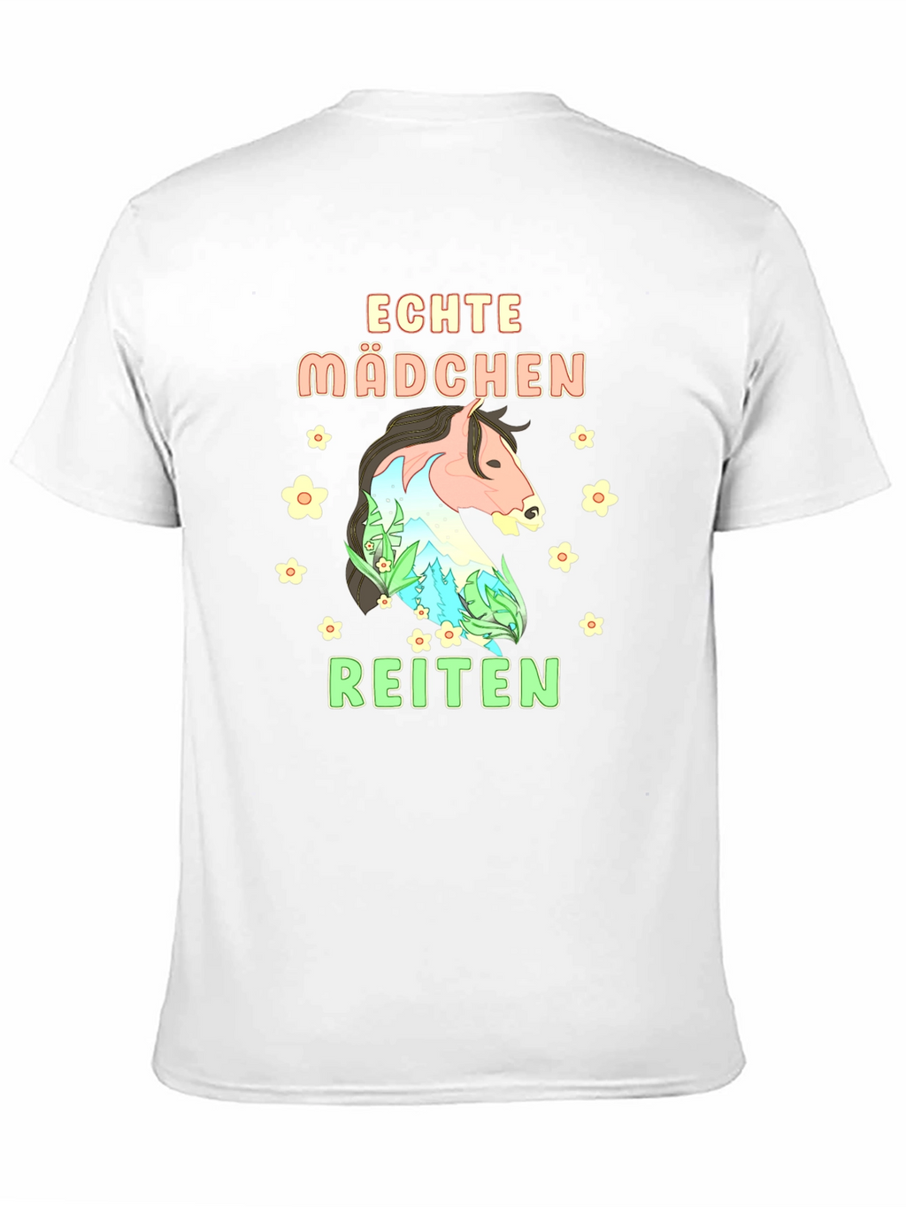 Echte Madchen Reiten Graphic Tee