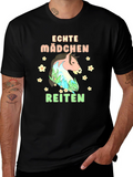 Echte Madchen Reiten Graphic Tee