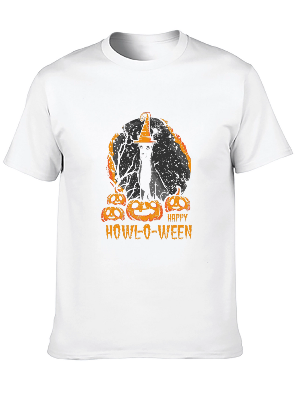 Howl-O-Ween Cat & Pumpkins T-Shirt