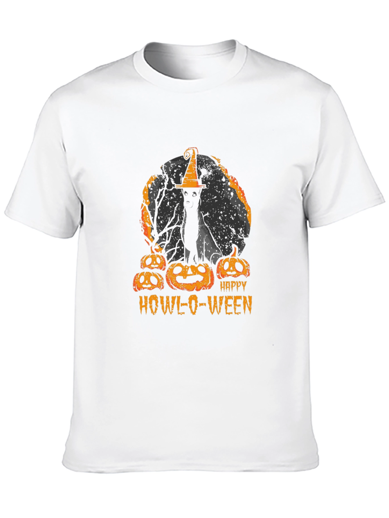 Howl-O-Ween Cat & Pumpkins T-Shirt