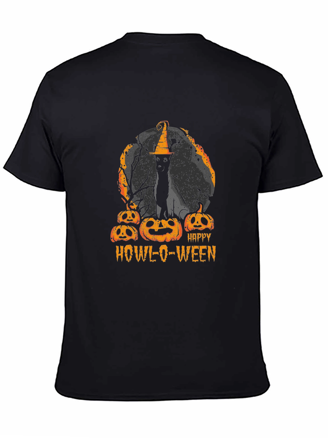 Howl-O-Ween Cat & Pumpkins T-Shirt