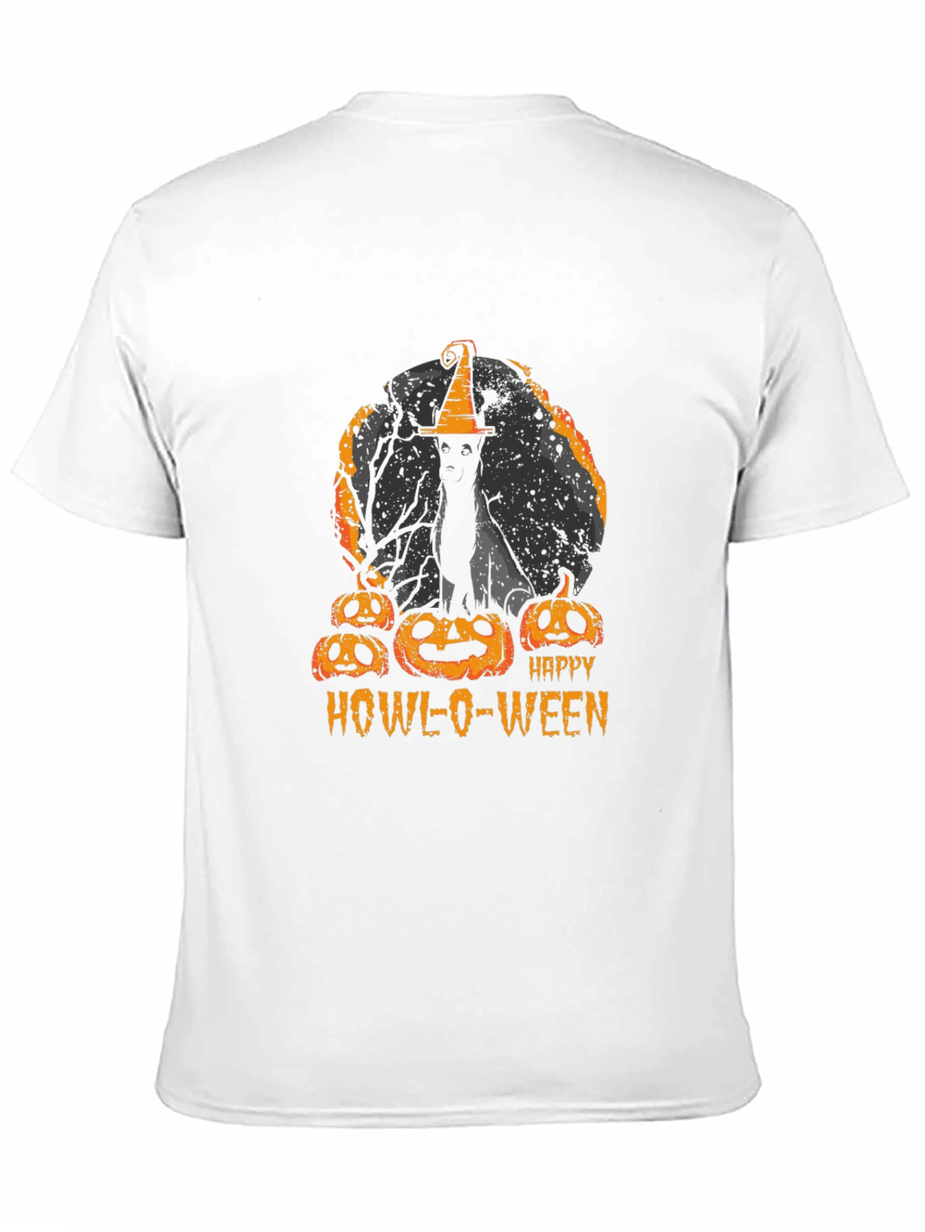 Howl-O-Ween Cat & Pumpkins T-Shirt