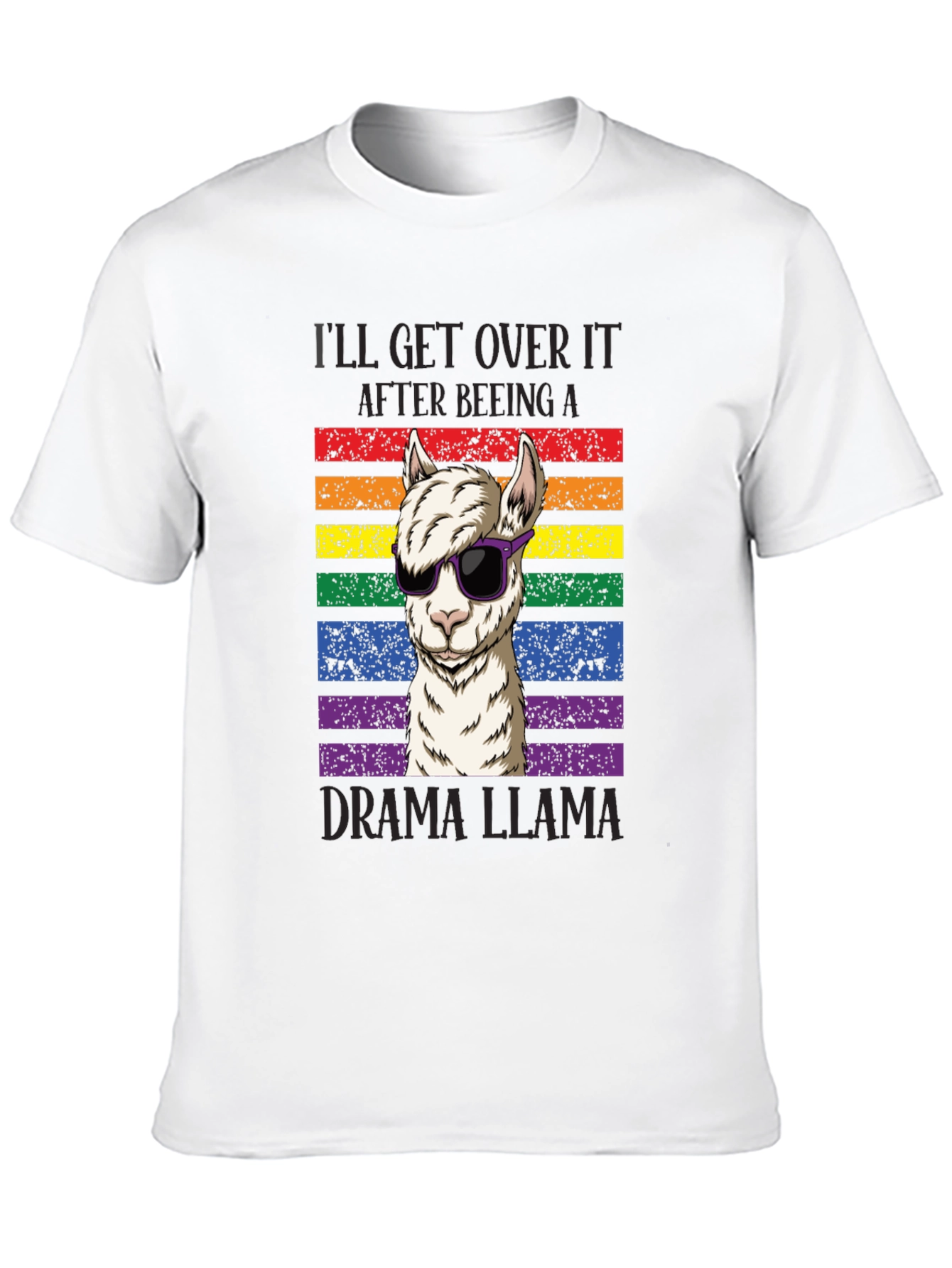 Drama Llama Rainbow Pride T-Shirt