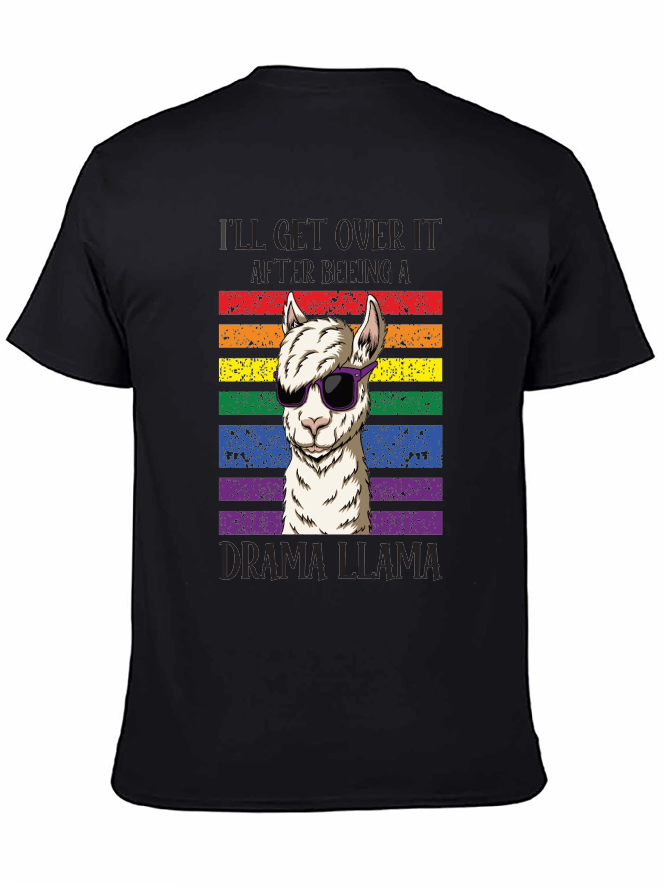 Drama Llama Rainbow Pride T-Shirt