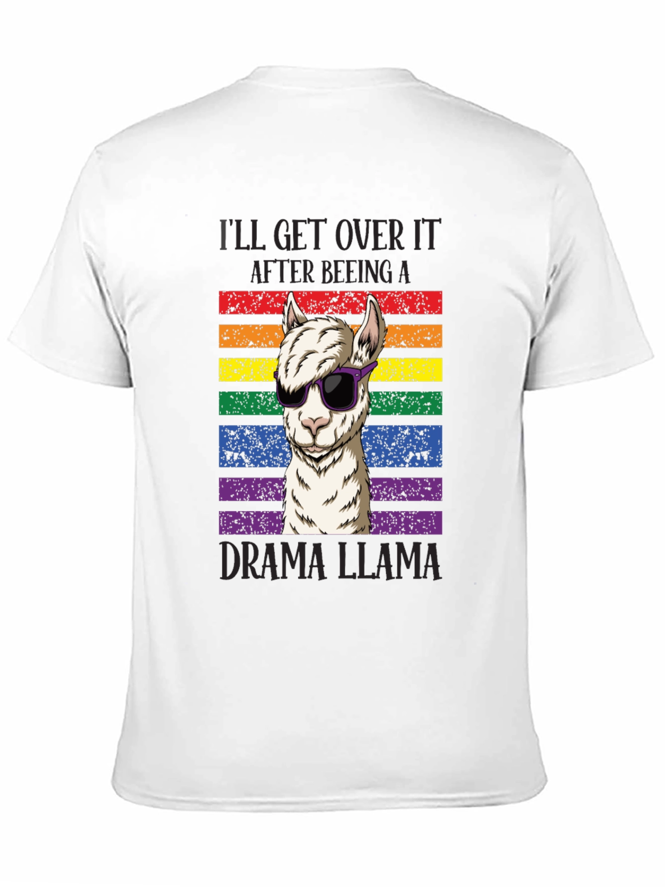 Drama Llama Rainbow Pride T-Shirt