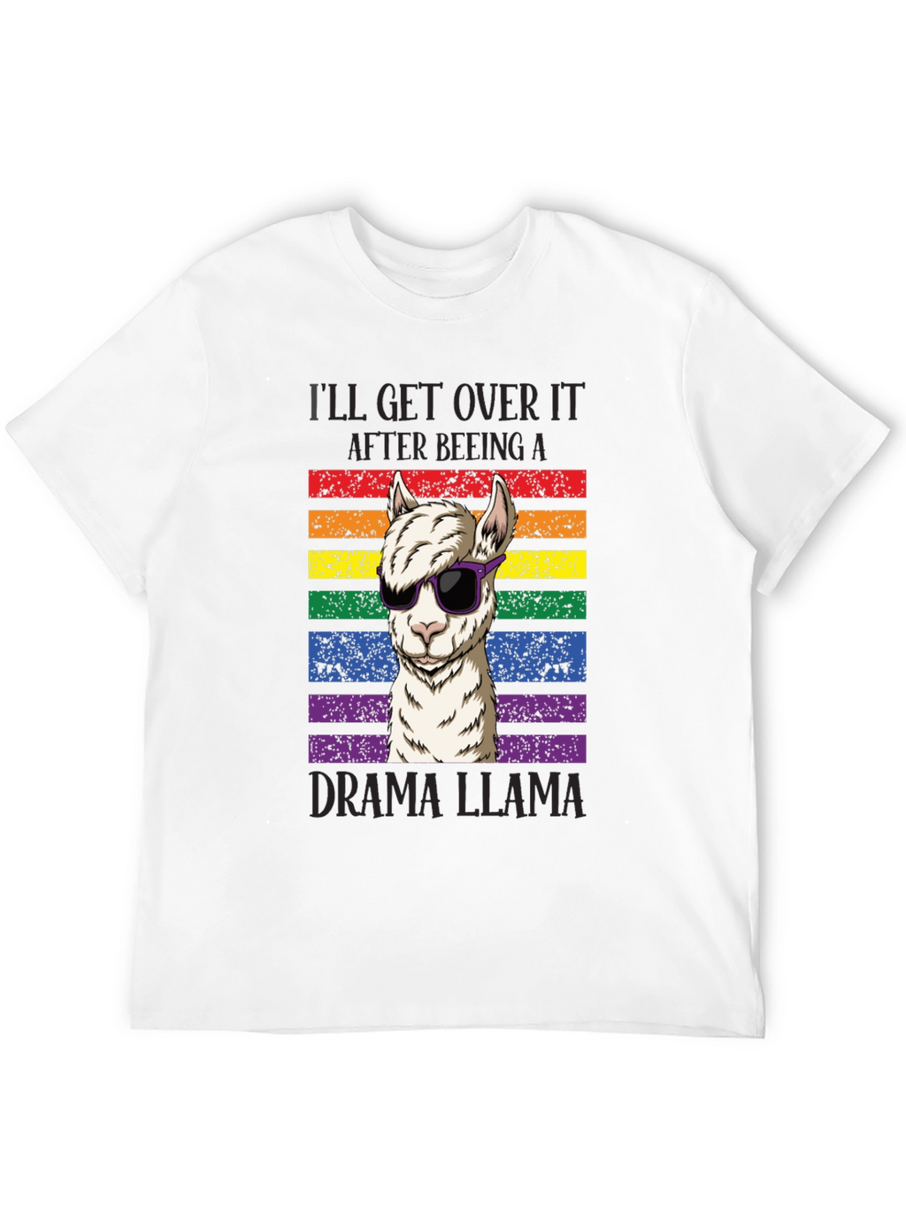 Drama Llama Rainbow Pride T-Shirt