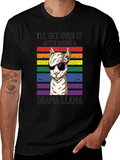 Drama Llama Rainbow Pride T-Shirt